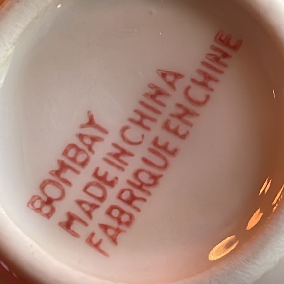 BOMBAY co. TWO TONE BLUE & WHITE TEACUP AND SAUCER - Picture 10 of 11